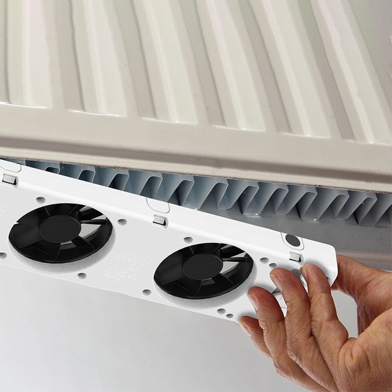 SpeedComfort radiator ventilator plaatsen onderkant